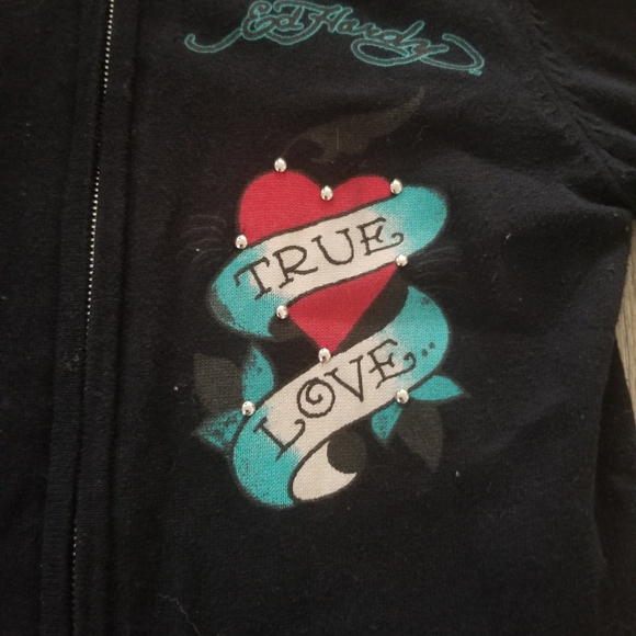 Ed hardy zip up - Picture 2 of 7